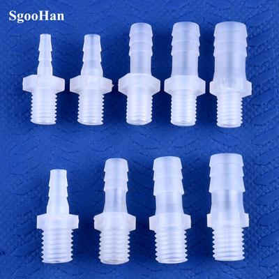 10 τμχ M5~M16 αρσενικό σπείρωμα σε 2,4~16mm PP Pagoda Direct Connector Κήπος Αρθρώσεις σωλήνα σωλήνα νερού άρδευσης Ενυδρείο Προσαρμογέας δεξαμενής ψαριών Barb Joints