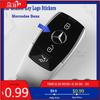 GLC GLB 14mm Auto Fernbedienung Schlüssel Aufkleber Aluminium Emblem Decal Für Mercedes Benz AMG Smart W205 C300 W203 W206 W108 W124 W126 W140 W
