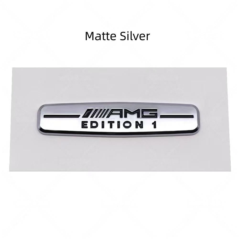 New 3D ABS Special EDITION 1 Logo Badge Sticker Steering Wheel Side Fender Rear Trunk Emblem Decal for GLC CLA GLK Etc