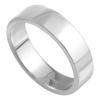 [Shinjuku Gin No Kura] Sterling Silver 925 Simple Plain 5mm Flat Band Ring, Size 15, Mirror Finish, Thick, Wide, Men's & Women's