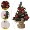 with LED Light Desktop Tree Ornaments Mini Merry Christmas Decorations  Home Xmas Decor