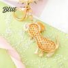 Alloy Keychain Pendant Rhinestones-Encrusted Cartoon Puppy Charm Key Chain Durable
