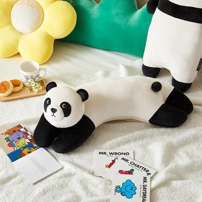 Moderní Dům Panda Polštářek s měkkým povrchem, Slonová Kost Černá, Korejské dětské zboží