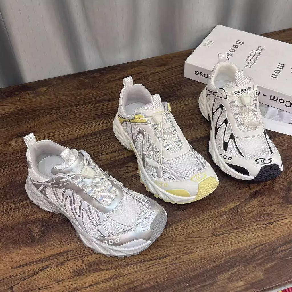 Leather platform German training shoes women's 2025 new popular shoes women's shoes sports shoes women's summer thin breathable mesh