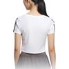 adidas T Shirts Women's White Crew Neck Moderate Other JZ2313