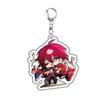 6CM Honkai Star Rail Anime Game Keychain Double-sided Cartoon Figure Lunae Blade Key Ring for Women Car Bag Phone Pendant Gifts