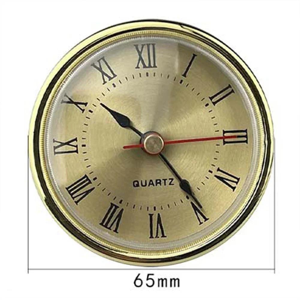 Movimento Orologio al Quarzo Numeri Romani Retro Orologio Semplice Accessori Orologio 65MM Alluminio Parti Fai da Te