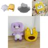 Adorable Lankybox Boxy Foxy Rocky Plush Soft Stuffed Toy Kids Game Figure Doll