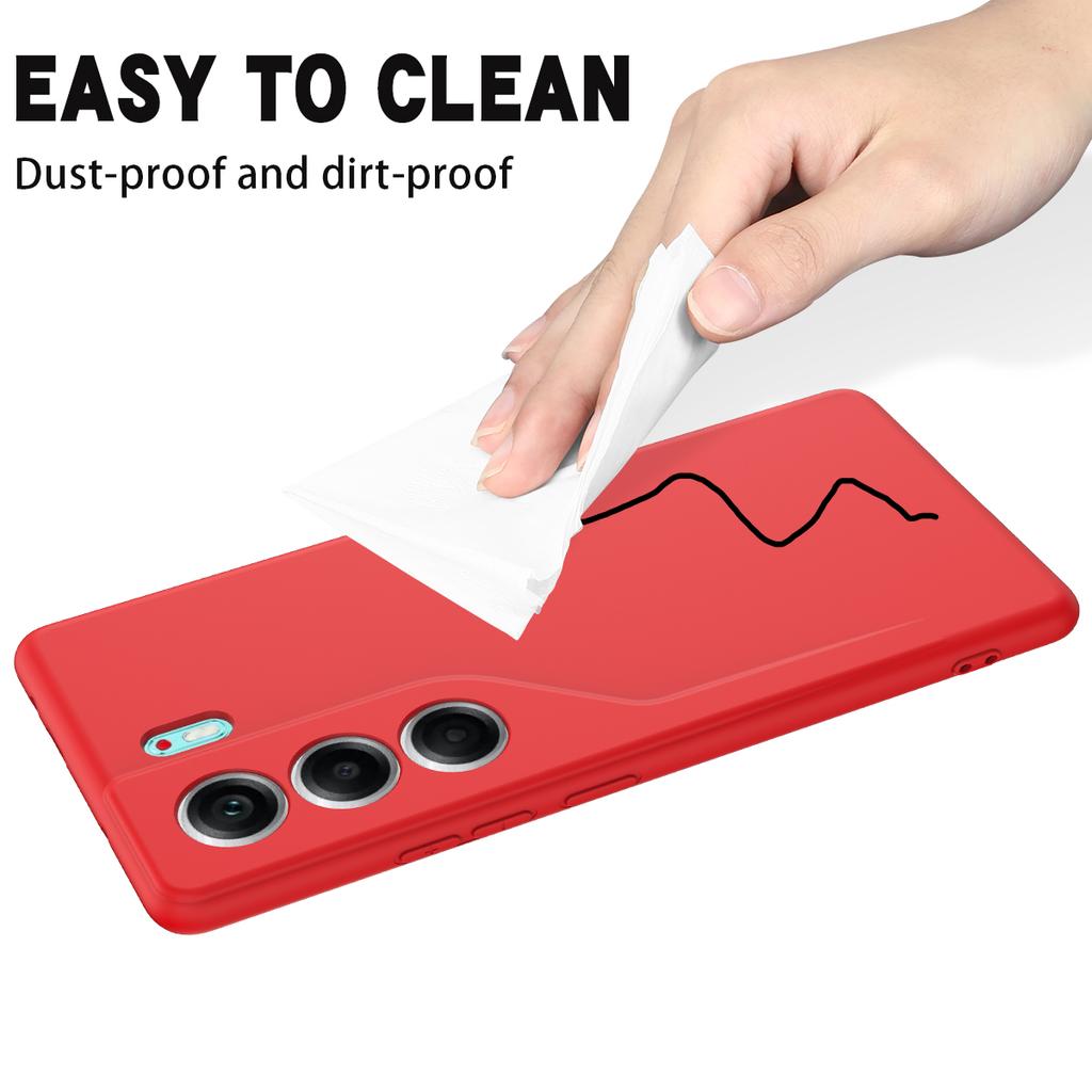 For TECNO Camon 40 Pro 5G Liquid Silicone Case Phone Back Cover with Hand Strap
