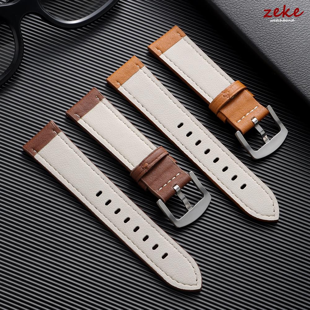 Vintage Brown Wristband Universal Genuine Leather Strap 22mm for Huawei Watch GT5 GT4 GT3 Women Men Business Watch Band Bracelet
