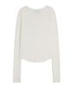 ERER Henley Neck Soft T-Shirt White