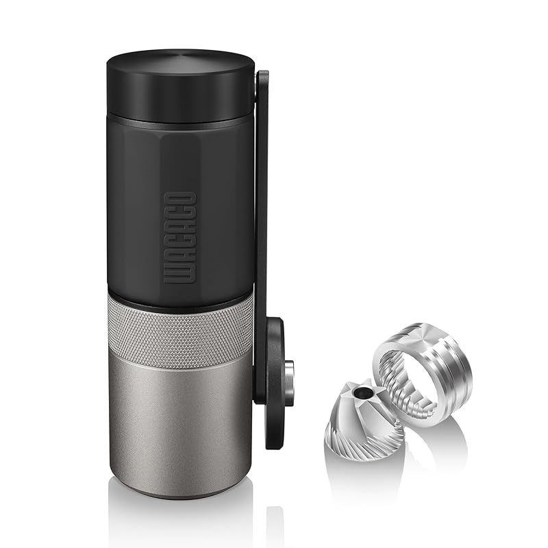 

WACACO Exagrind, Manual Coffee Grinder with Stainless Steel Conical Burr