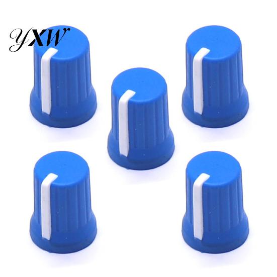 High-quality Rubber Knobs 5Pcs Universal EQ Rotary Knob Replacement Wear Resistant Caps Mini Size Simple Installation Equalizer Potentiometer