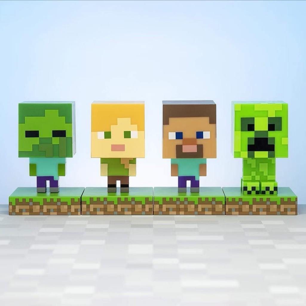 Minecraft 3d Character Night Light With Led Glow For Kids Bedroom Decor