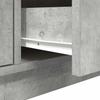 TV Cabinet with LED Lights Concrete Grey 100 x 41 x 50 cm