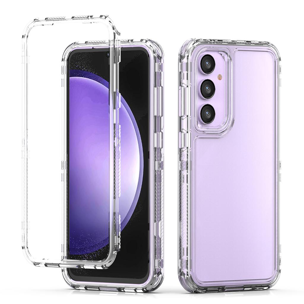 Dla Samsunga Galaxy S23 FE Etui Przezroczyste Akrylowe+TPU Odporne na zarysowania Pokrowiec na telefon