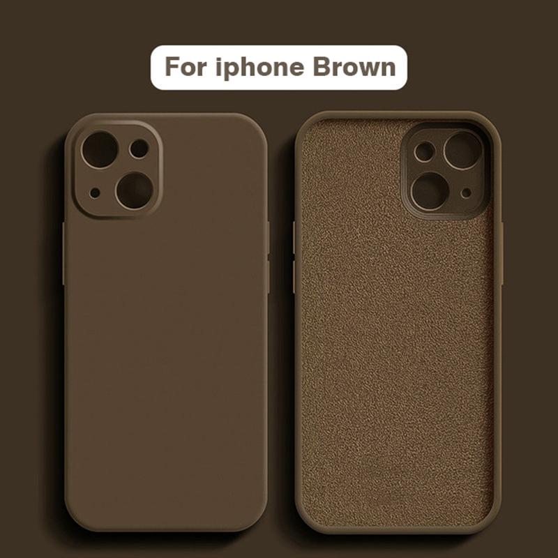 Official 16 Series Fashion Liquid Silicone Phone Case for iPhone 16 15 14 11 13 12 Pro Max Plus Shockproof Protection Back Cover