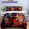 3pcs Duvet Cover Set (1*Duvet Cover + 2*Pillowcase, Without Core), Five Nights At Freddy's Print Bedding Set, Bedroom Decor, All‑Season, Birthday Gift