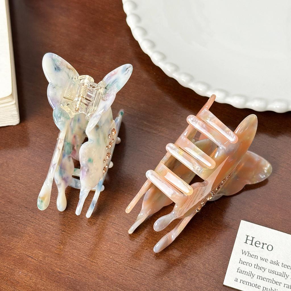 Stylish Fashionable And Rhinestone Butterfly Hair Clip Perfect For Use Everyday