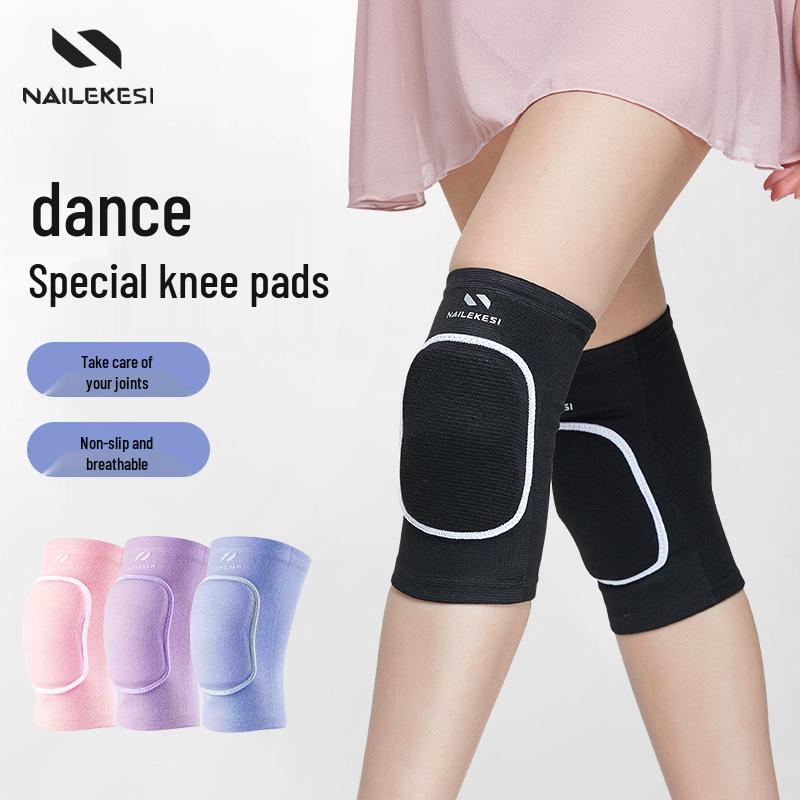 Dance & Sports Anti-Collision Knee Pads - Thickened Sponge for Yoga, Jazz, Street Dance, Knee Protection