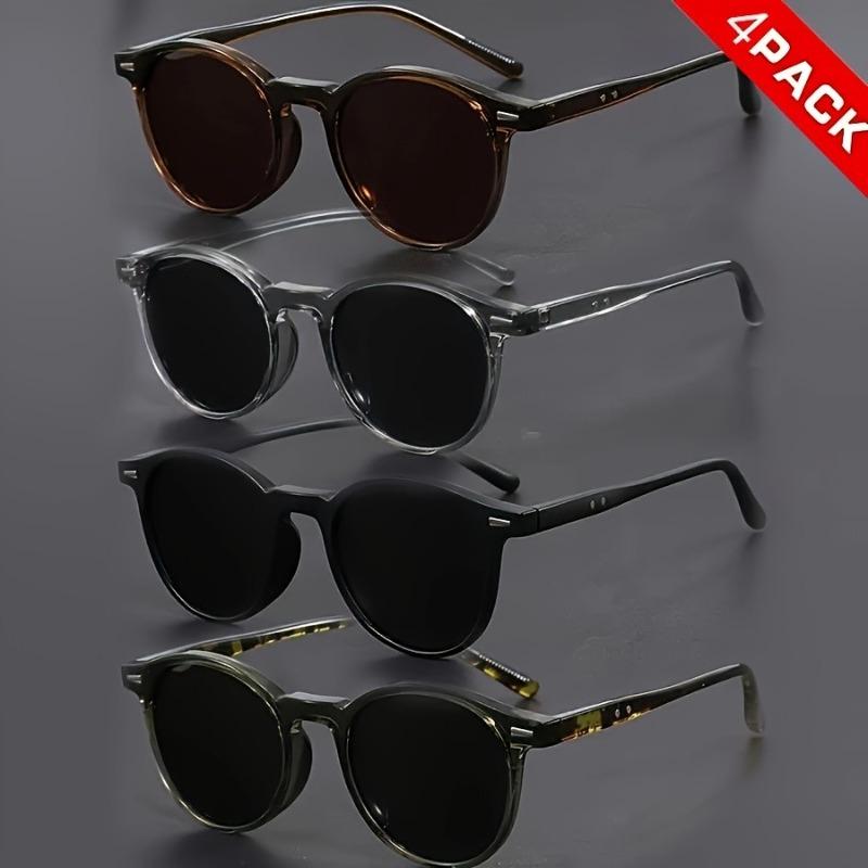 4-piece Set of Women's Fashionable Glasses Perfect for Daily Shopping and Pography Props Trendy Designer Glasses