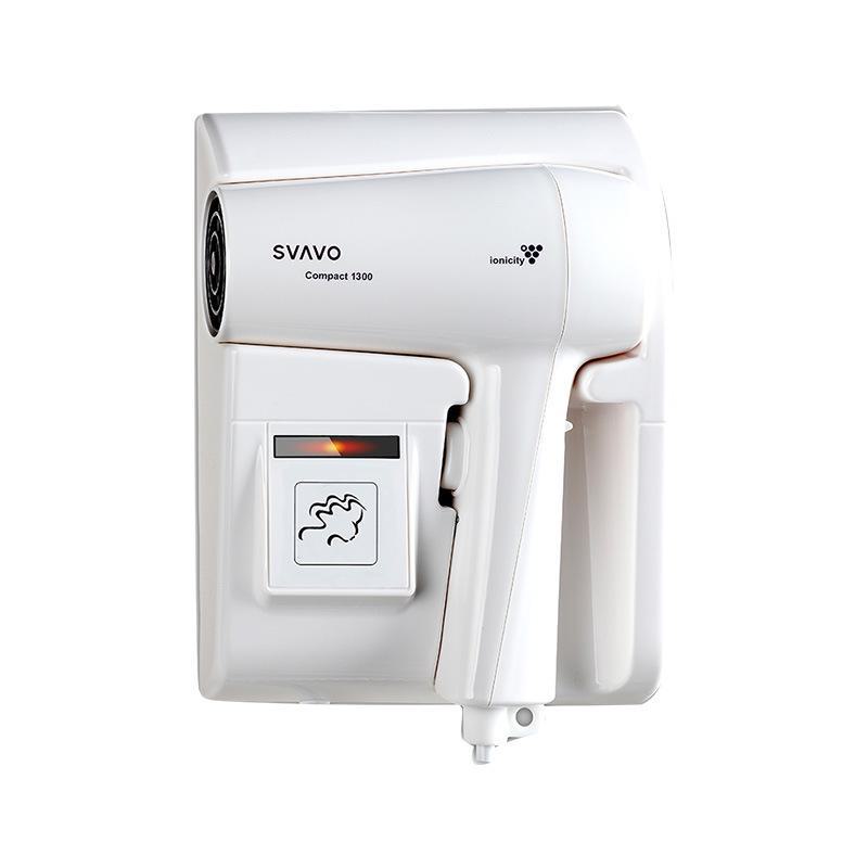 

Настенный фен для ванной комнаты отеля Ruiwo, отрицательные ионы, горячий и холодный воздух, безопасен для волос. V-175 белый