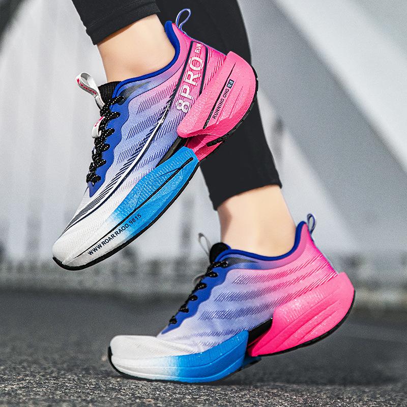 Neue 8PRO Laufschuhe Studenten Wettkampf Stoßdämpfer Schuhe Rebound Carbonplatte Laufschuhe Herren und Damen Paar Jugend Sportschuhe