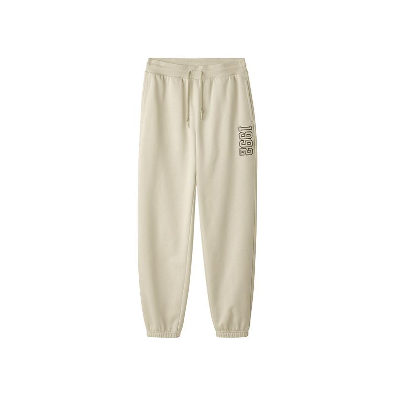 Skechers Sports Alliance Series Comfortable Skin-Friendly Soft Warm Cuffed Knitted Sweatpants Women pants Light-Brown L424W200-0046 M