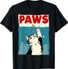 Paws Cat Novelty Graphic Funny Cat T-Shirt