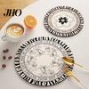 High Temperature Coaster Retro Diatomite Heat-Resistant Placemat Quick-Dry Absorbent Mat for Zebra Pattern Cups Mugs Bowls Non-Slip Reusable