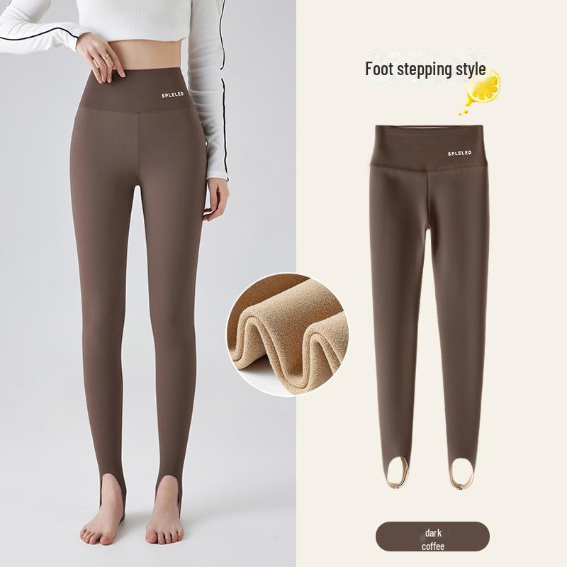 

Женские леггинсы для йоги с утягивающим эффектом, осень/зима — расклешенный крой, приподнимающий бедра, с бархатом. XL