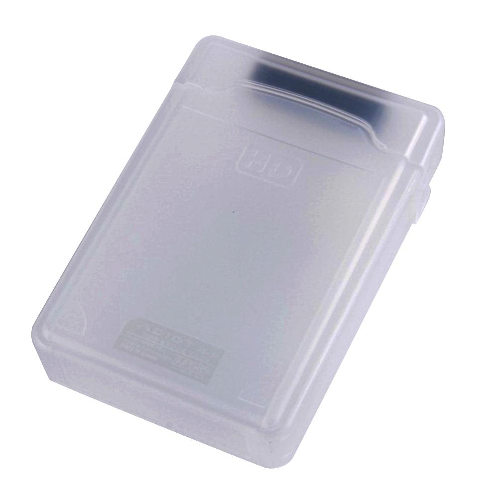 3.5 Inch HDD Protection Box Plastic Shell Hard Disk Case Bag Portable Shock-Proof Hard Disk Storage Box Accessories