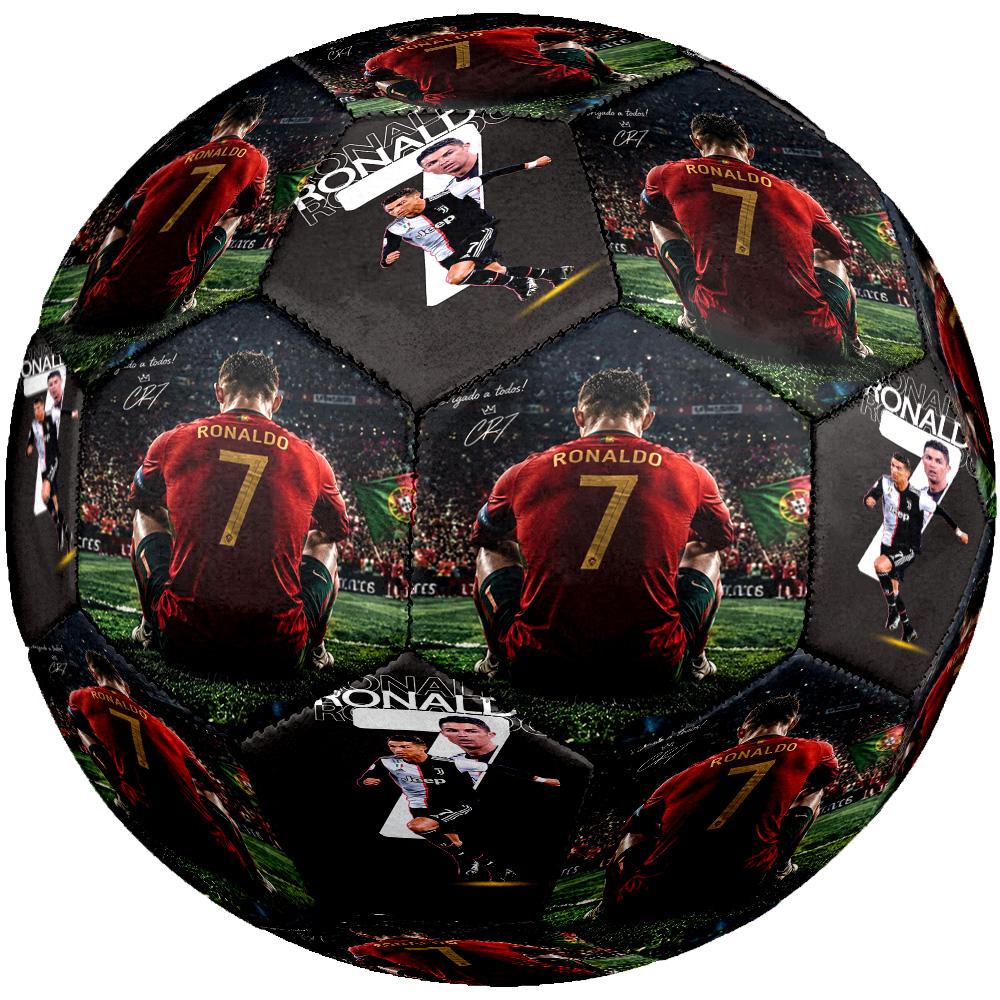 Ronaldo's Cr7 Portugal Legacy Size 5 Soccer Football Machine-Stitched Indoor/Outdoor Training and Matches Perfect Gift for Sports Enthusiasts
