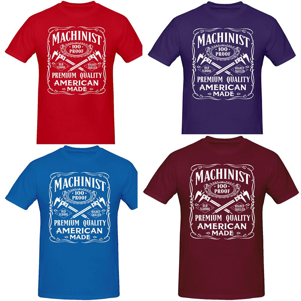 Funny Machinist T Shirts Summer Style Graphic Cotton Streetwear Short Sleeve Machine Operator Engine Driver Gifts T-shirt Men