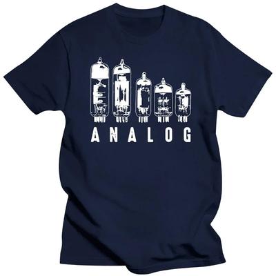 Neuheit Cool Analog Vakuumröhren Lustige Elektronenröhren Liebhaber T-Shirts Streetwear Kurzarm Geburtstagsgeschenke Sommerstil T-Shirt#Farbe(1)