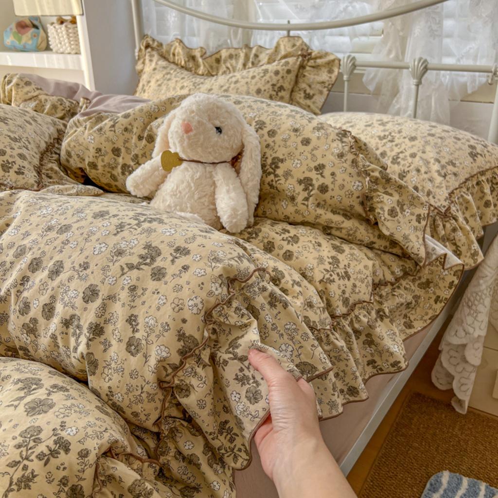 Class A Lace Bed, Pure Cotton, Cotton Bed Sheet, Quilt Cover, Dormitory Bedding
