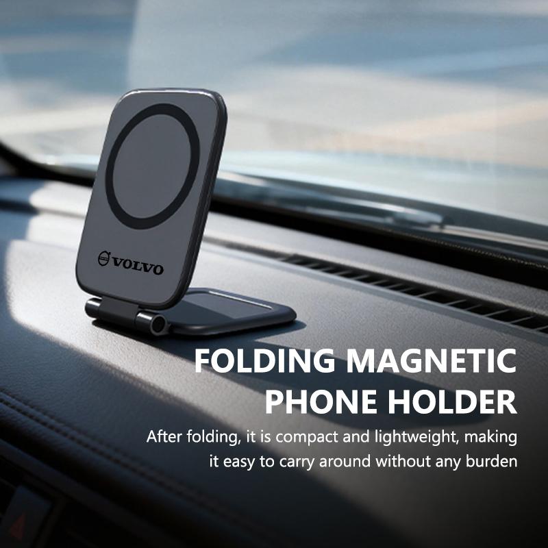 Universal Foldable Magnetic Car Air Vent Phone Holder For Volvo XC60 XC90 S60 S80 V60 C70 S40 C30 V90 V60 C40 XC40 V70