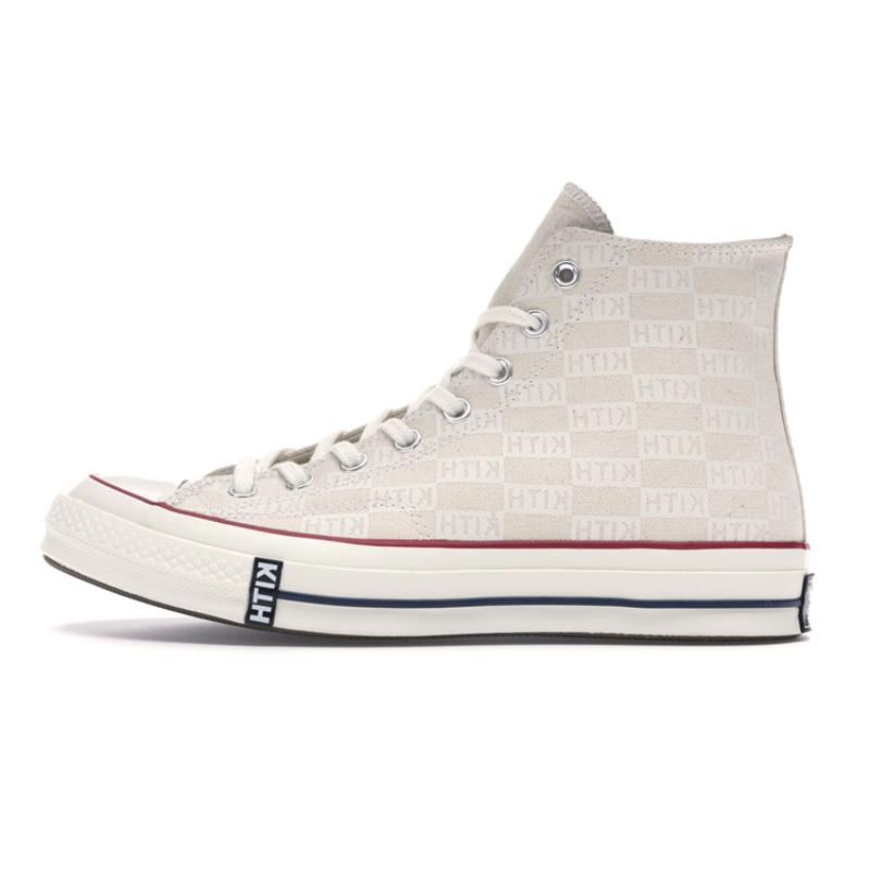 KITH x Converse 1970s Chuck Taylor All Star Comfortable & Versatile High Top Canvas Shoes Unisex White