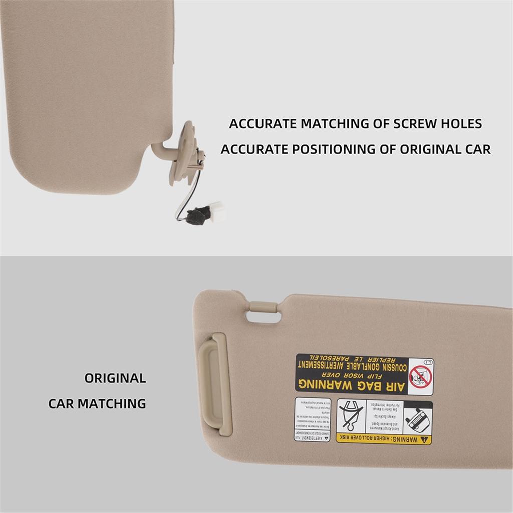 Car Sun Visor 852013K010QD 852023K000QD For Hyundai Sonata 2006 2008 Sunshade Right-A87Q