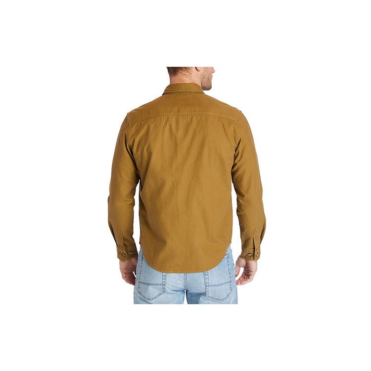 Timberland Outdoor Work Casual Shirt Jacket Men shirts Light-Brown A251J-834