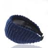 Fashion Wide Casual Hair Accessories Head Wrap Wool Knitted Headband Handmade Headwear