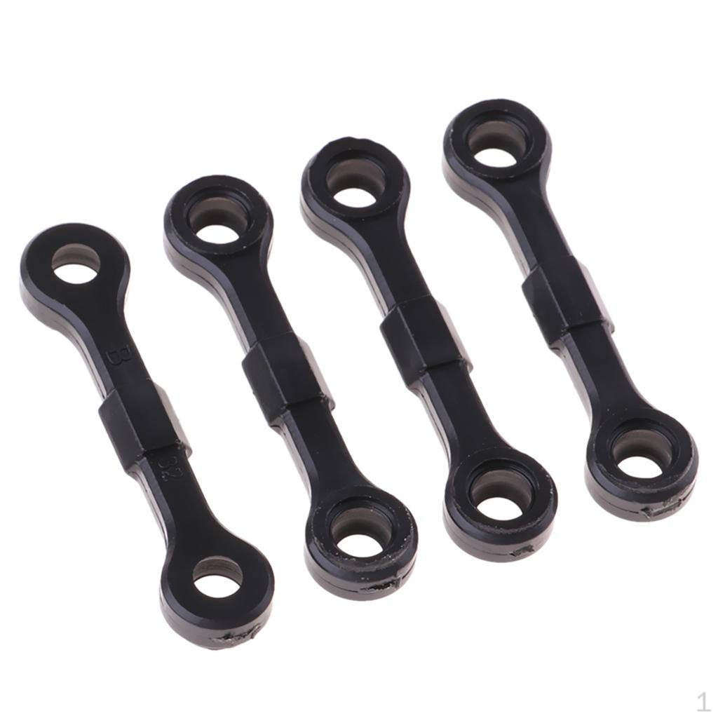 

4 PCS Rear Steering Linkage Pull Rod Parts 1:24 Scale RC Car,