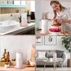 Fashionable Paper Towel Holder With Unique Bows Decorative Pink Bows Shape Tissue Holder Bathroom Tissue Stand