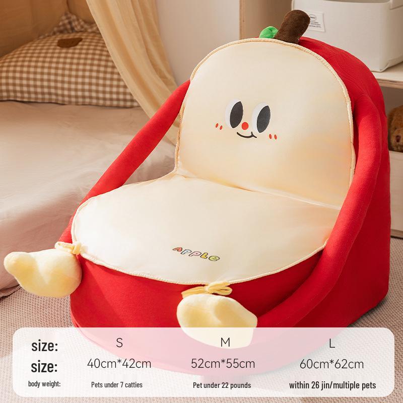 Cozy All-Season Dog & Cat Bed: Warm, Removable, Washable Cushion
