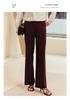 JZ Jiuzi Women's Summer Collection Simple and Comfortable Glutinous Rice Set Pants