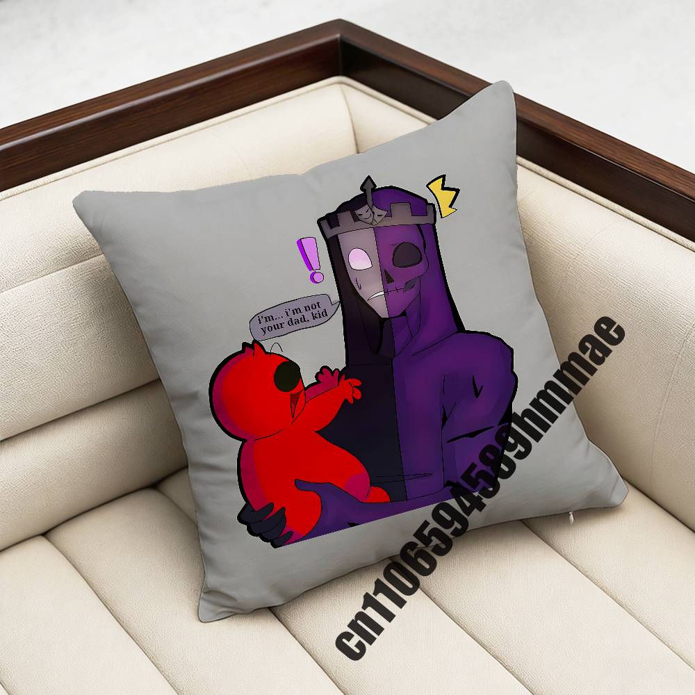 For Funny Clkidd n Throw Pillow Case Sham xcm xcm Square Car Pillowcase Pad Cushion Cover