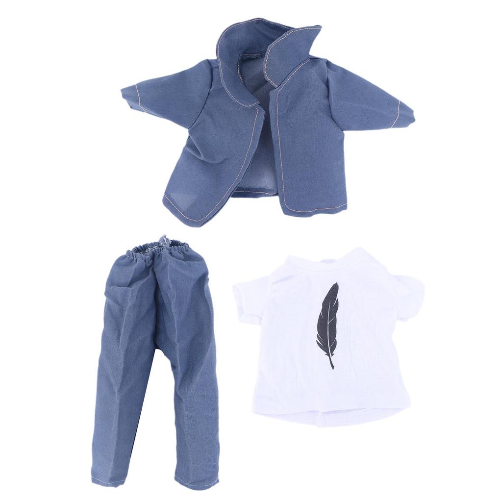 18 Zoll Puppenkleid, hübscher ärmelloser Rock, mädchenhafte Kleidung, Puppenhaus-Zubehör, Outfit für 45 cm Puppenzubehör, Mädchenspielzeug, Geburtstagsgeschenk