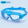 Kids' Waterproof & Anti-Fog HD Swim Goggles with Earplugs - Stylish Unisex Large Frame Diving Goggles