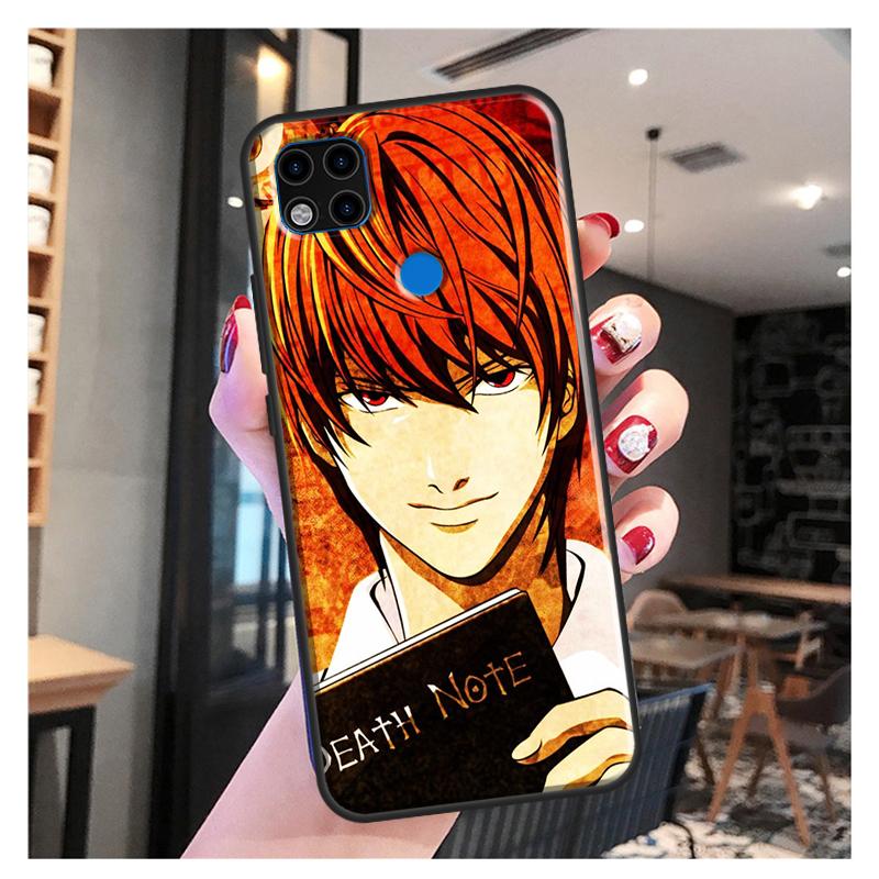 Japan Anime Death Note Für Redmi 10 Fall Für Xiaomi Redmi Hinweis 11 Pro 8 9 10 Pro 8T 9S 10S 9A 9C 9T Abdeckung Fundas