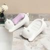 1pc Cartoon Cute Cat Plastic Soap Box ABS Creative Water Free Bathroom  Soap Storage Box Dish Case